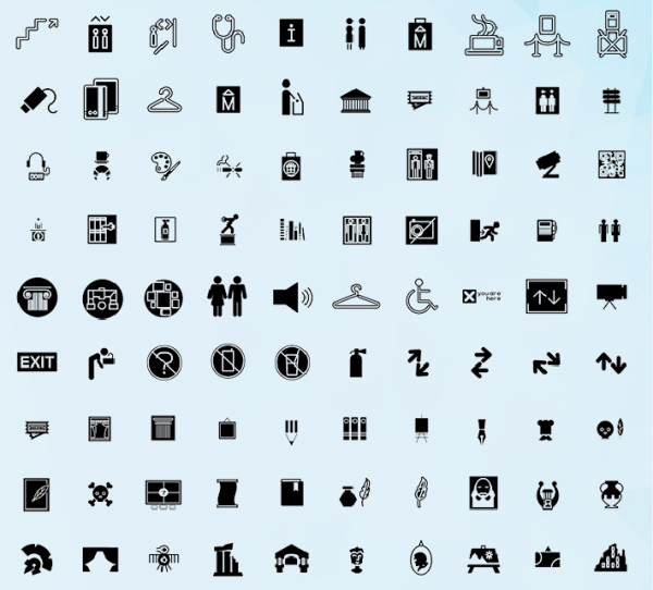600x542 Amazing Free Museum Icons