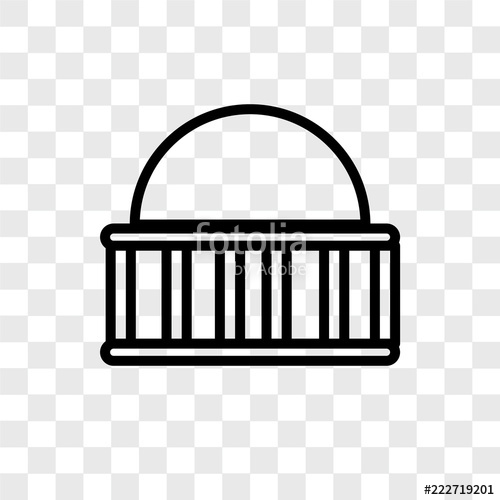 500x500 Museum Icons Isolated On Transparent Background Modern