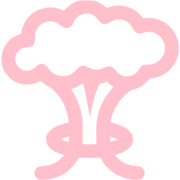 256x256 Pink Mushroom Cloud Icon
