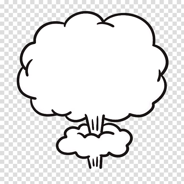 640x640 Smoke Mushroom Cloud Cartoon Explosion, Jet Icon Transparent