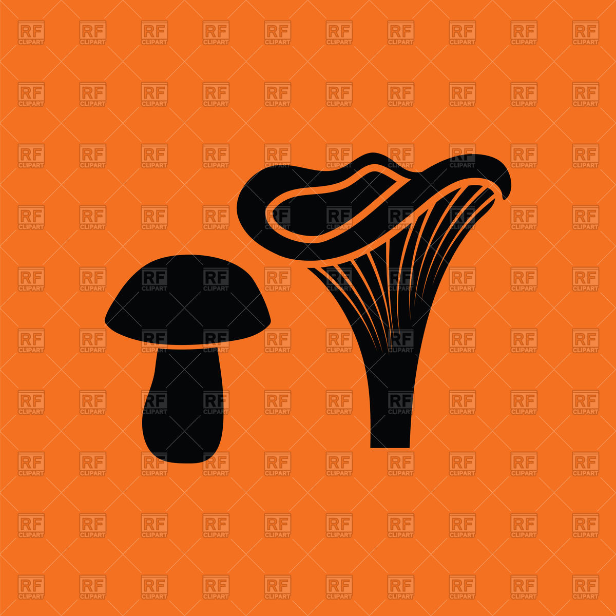 1200x1200 Mushroom Icon Vector Image Of Signs, Symbols, Maps Angelp