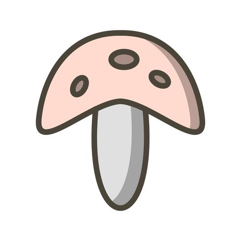 490x490 Vector Mushroom Icon