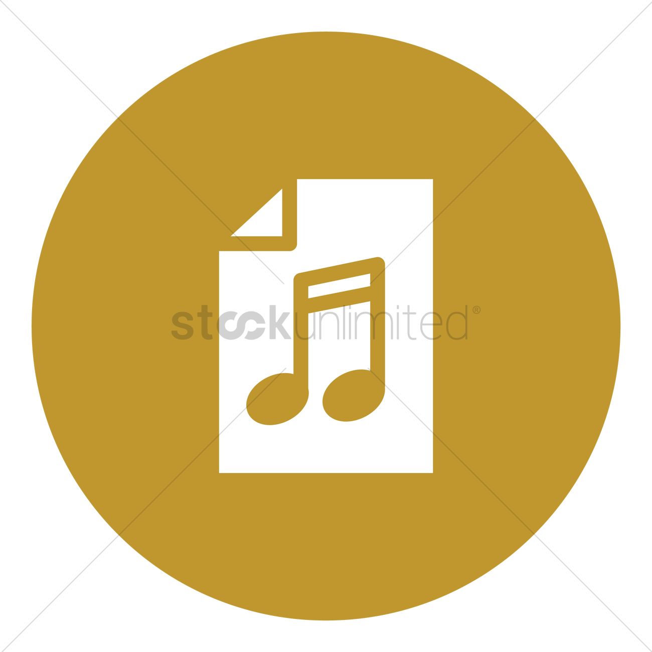 Music Icon Vector Image 1300x1300 Music Icon Vector Image