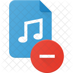 Remove Music Icon Of Flat Style 256x256 Remove Music Icon Of Flat Style