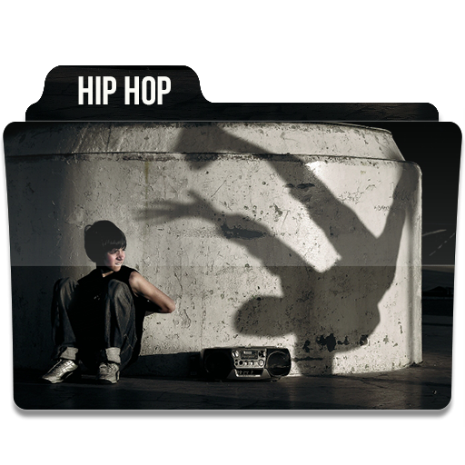 512x512 Hip Hop Music Folder Icon, Png Clipart Image