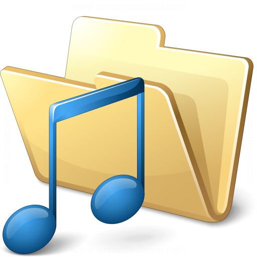 512x512 Iconexperience V Collection Folder Music Icon