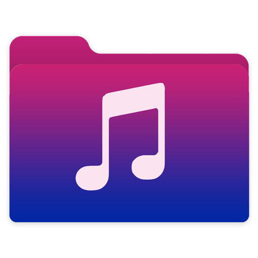 512x512 Music Folder Icon