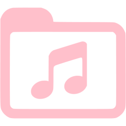 256x256 Pink Music Icon