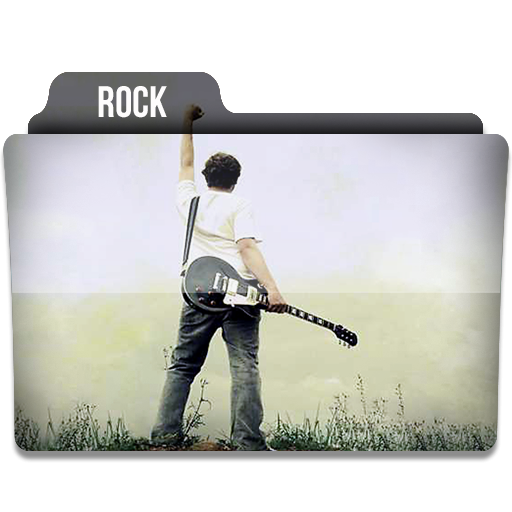 512x512 Rock Music Folder Icon, Png Clipart Image
