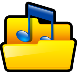 256x256 My Music Folder Icon Free Icons Download