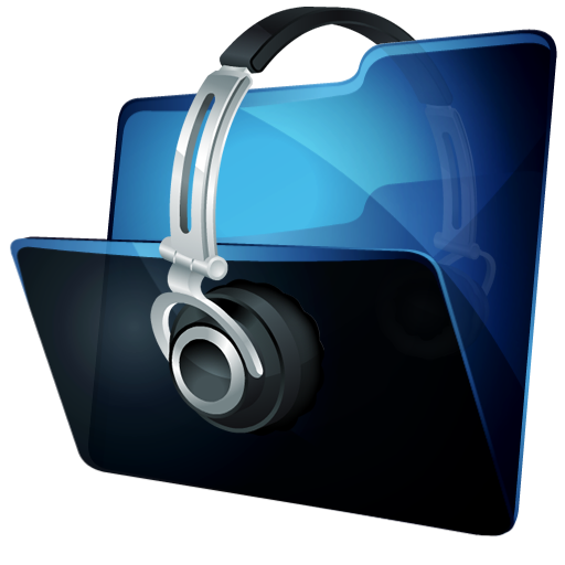 512x512 Folder Music Icon Hydropro Iconset Media Design