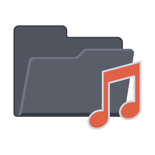 512x512 Music Folder Icon Free Download As Png And Formats