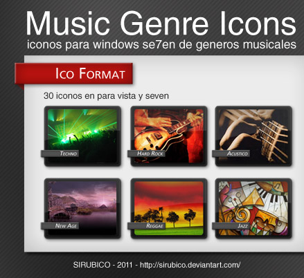 439x402 Genres Music Icons