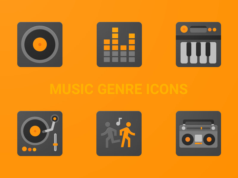800x600 Music Genre Iconsufeff