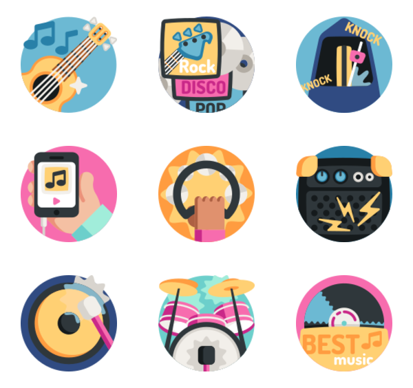 600x564 Genres Icon Packs