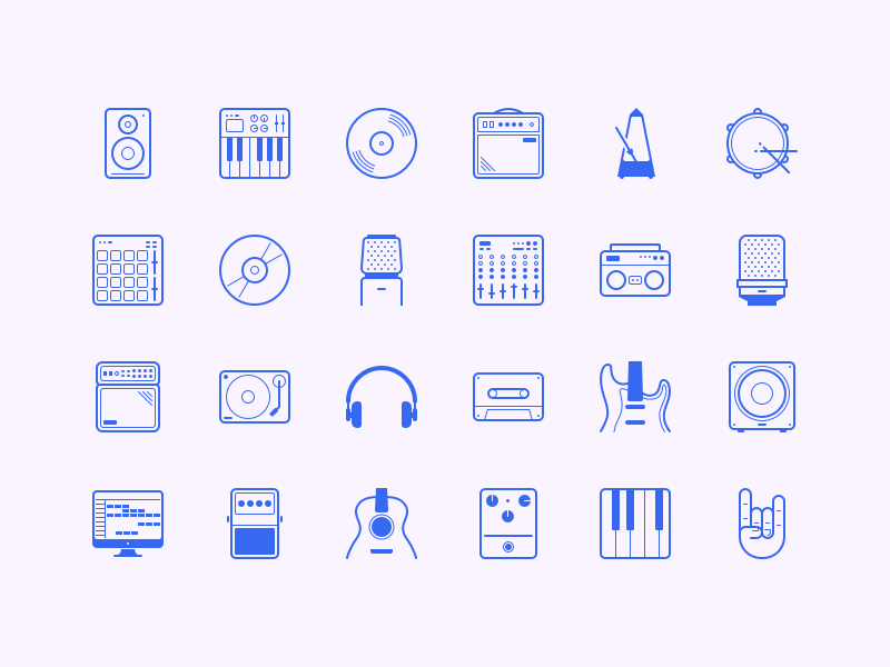 In The Studio Music Icon Set Freebie 800x600 In The Studio Music Icon Set Freebie