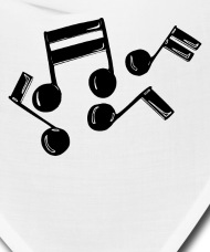 190x228 Music Icon Note Music Notes Playing Notes Bandana Spreadshirt