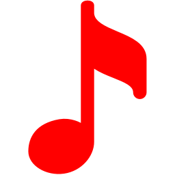 Free Red Music Icon 256x256 Free Red Music Icon