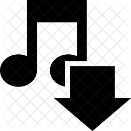 256x256 Download Music Icon Of Glyph Style