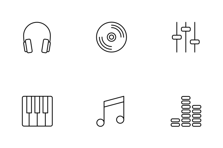 720x480 Download Music Icon Pack