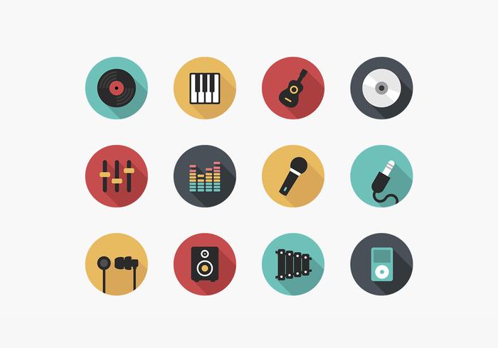 700x490 Music Icon Vector Pack