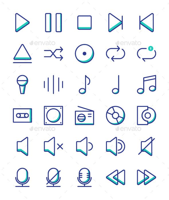 590x700 Music Player Icon Set Music Player Icon Set, In This Set Pack