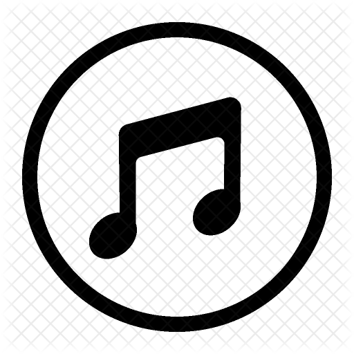 512x512 Music Icon Of Glyph Style