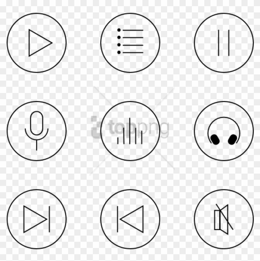 840x842 Free Png Music Icons