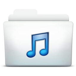 256x256 Folder Music Icon Download Mac Os X Style Icons Iconspedia