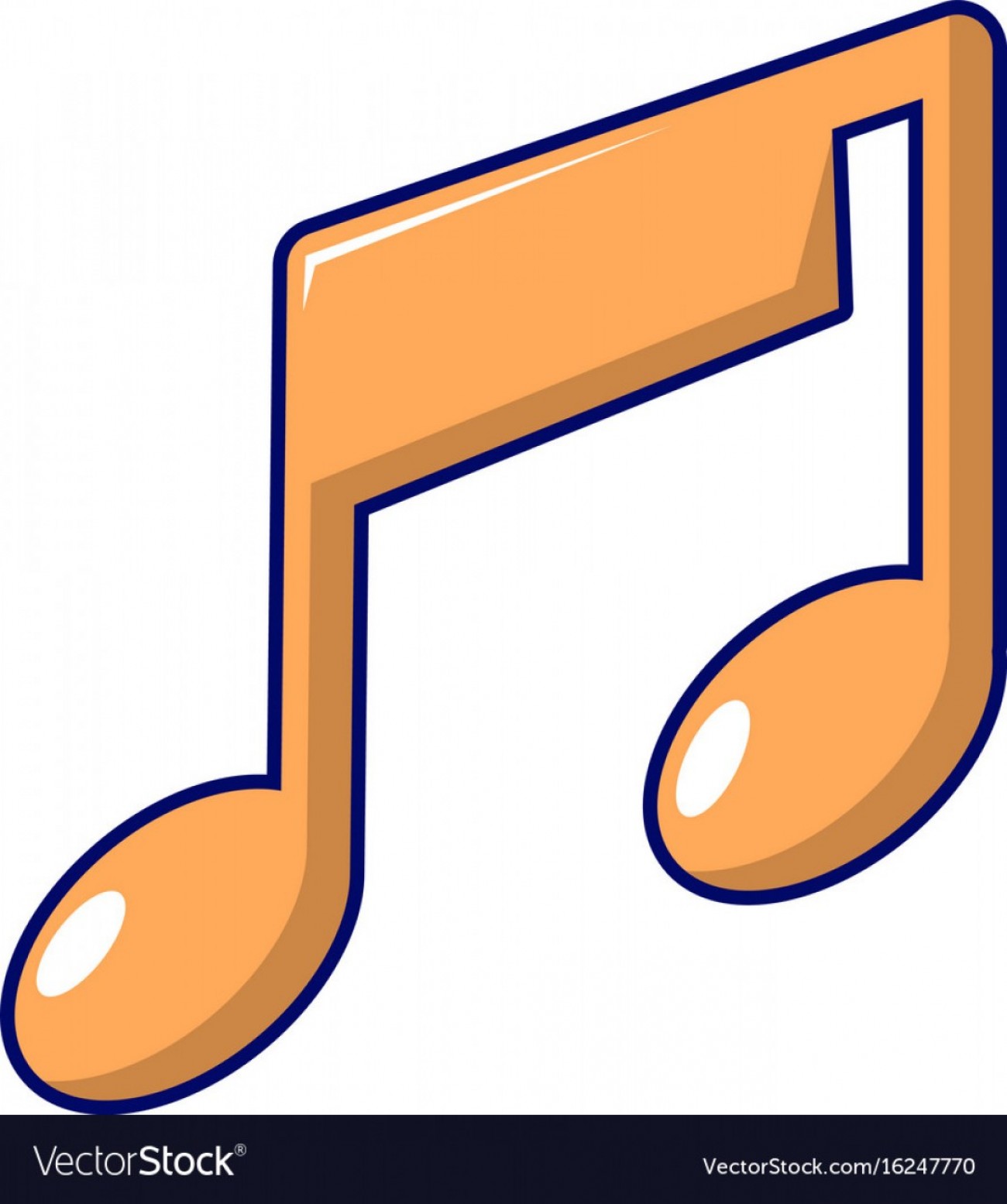 1300x1555 Music Note Icon Cartoon Style Vector Newwaysys