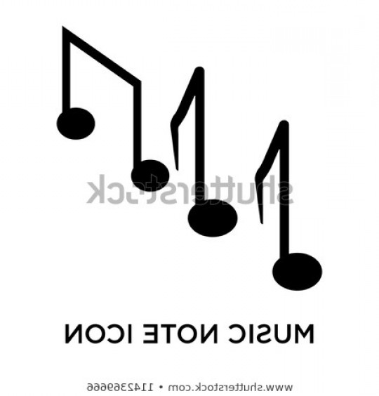 540x564 Music Note Icon Vector Hoodamath