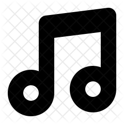 256x256 Music Note Icon Of Glyph Style