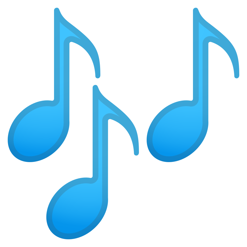 1024x1024 Musical Notes Icon Noto Emoji Objects Iconset Google
