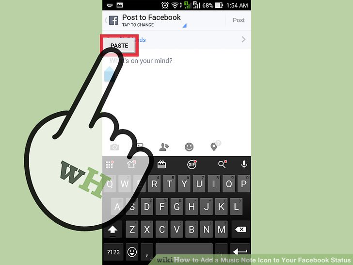 728x546 How To Add A Music Note Icon To Your Facebook Status Steps