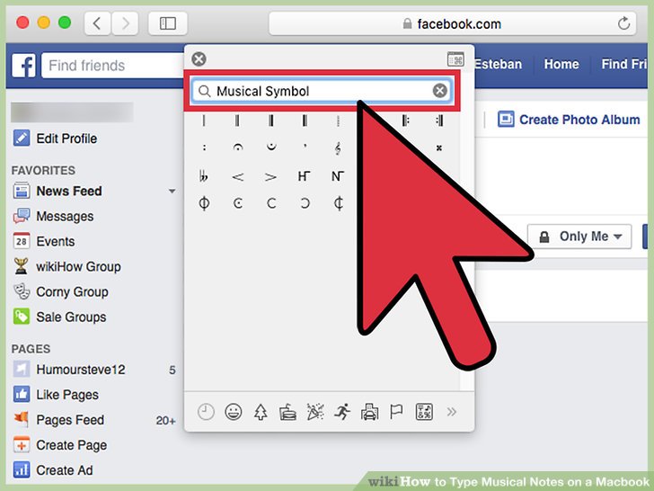 Music Note Text Icon