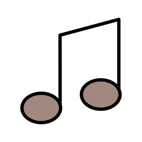 490x490 Music Note Icon Vector Illustration