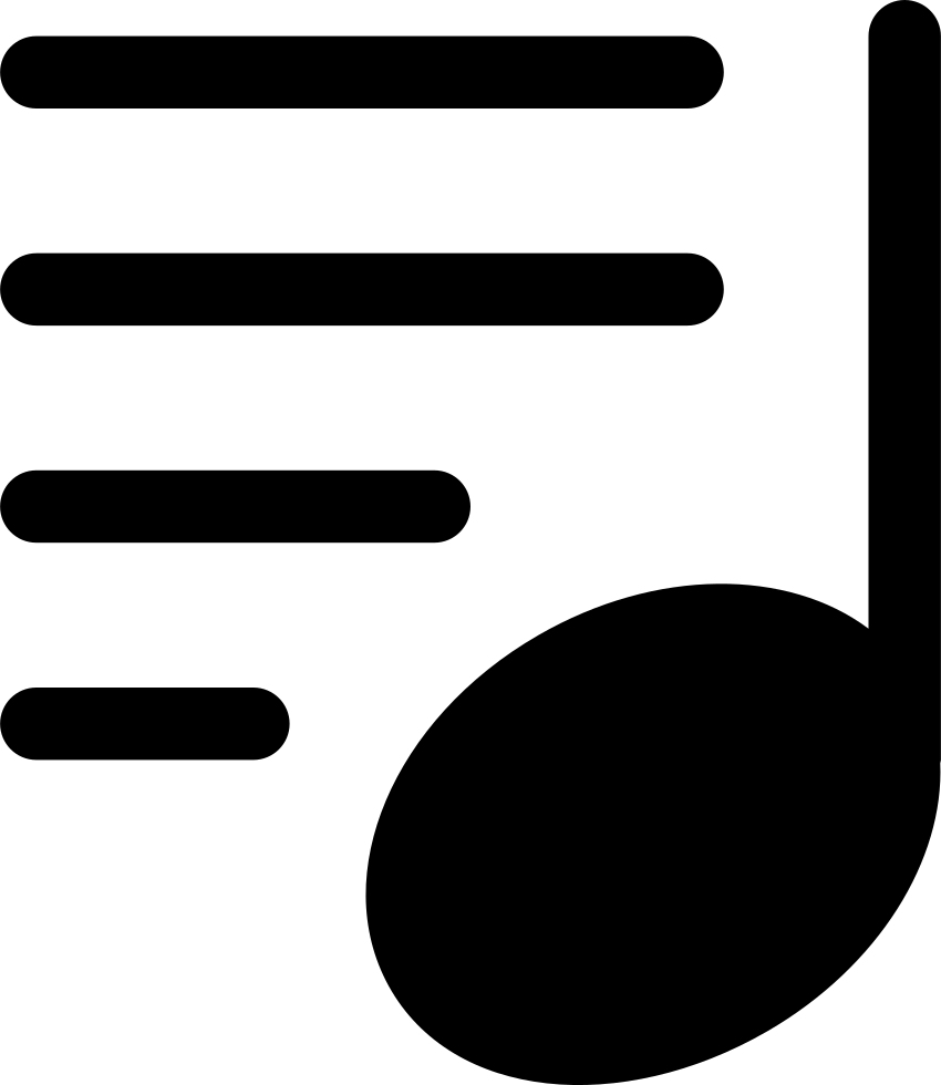 850x980 Music Theme Info Interface Symbol Of Musical Note With Text Lines