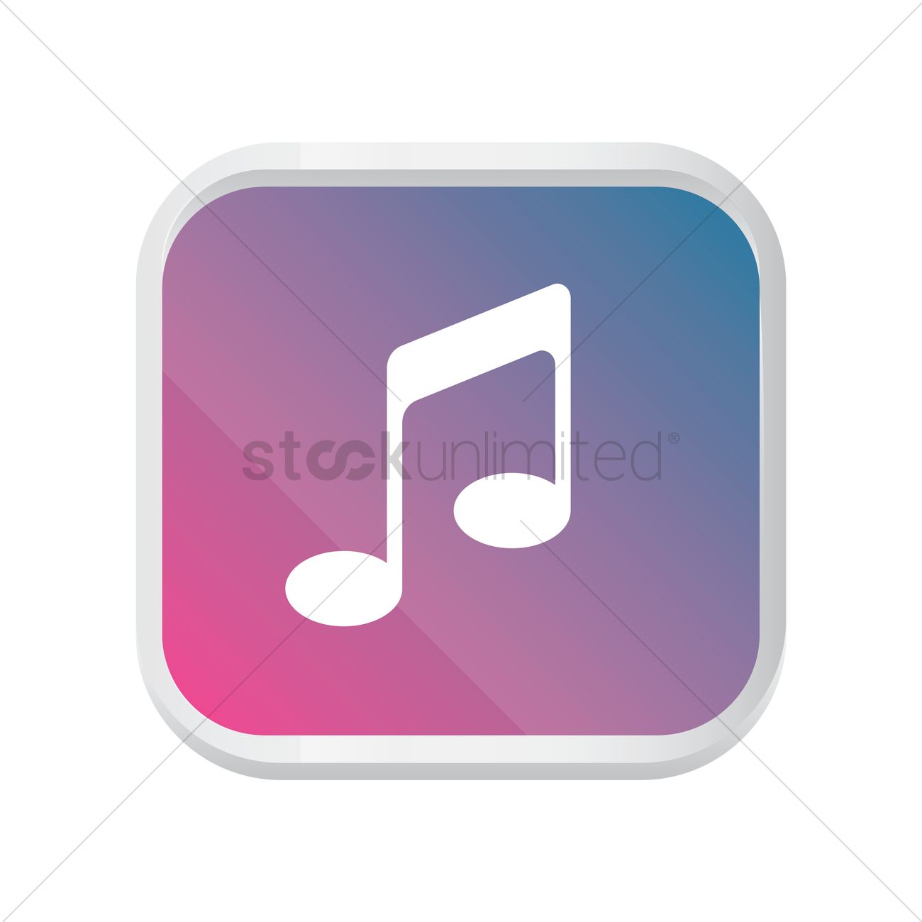 1300x1300 Music Player Icon Vector Image