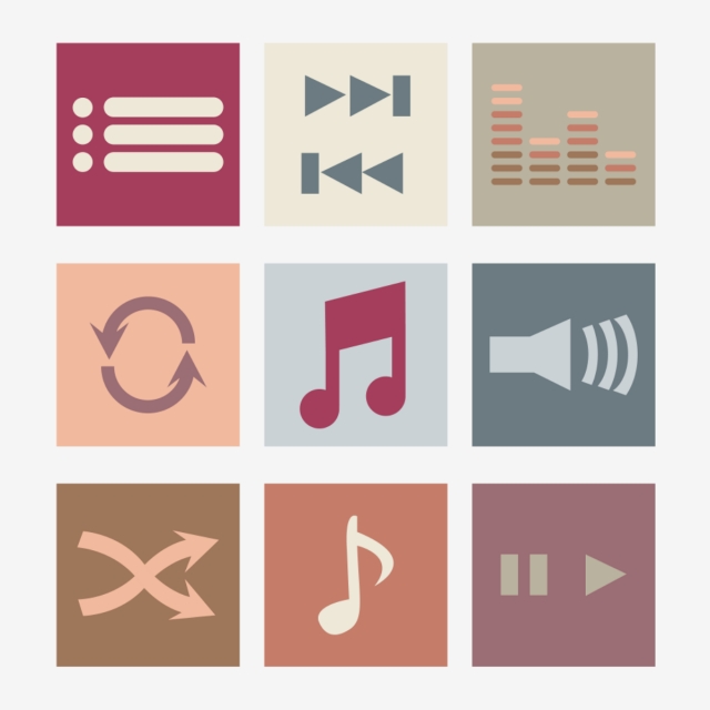 640x640 Music Playlist Icon In Hand Drawn Style, Music, Music Icon, Music