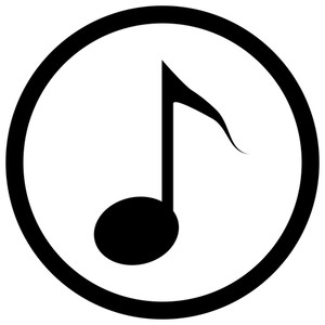 300x300 Note Icon Black Music Notes, And Musical Icon Or Symbol Tune