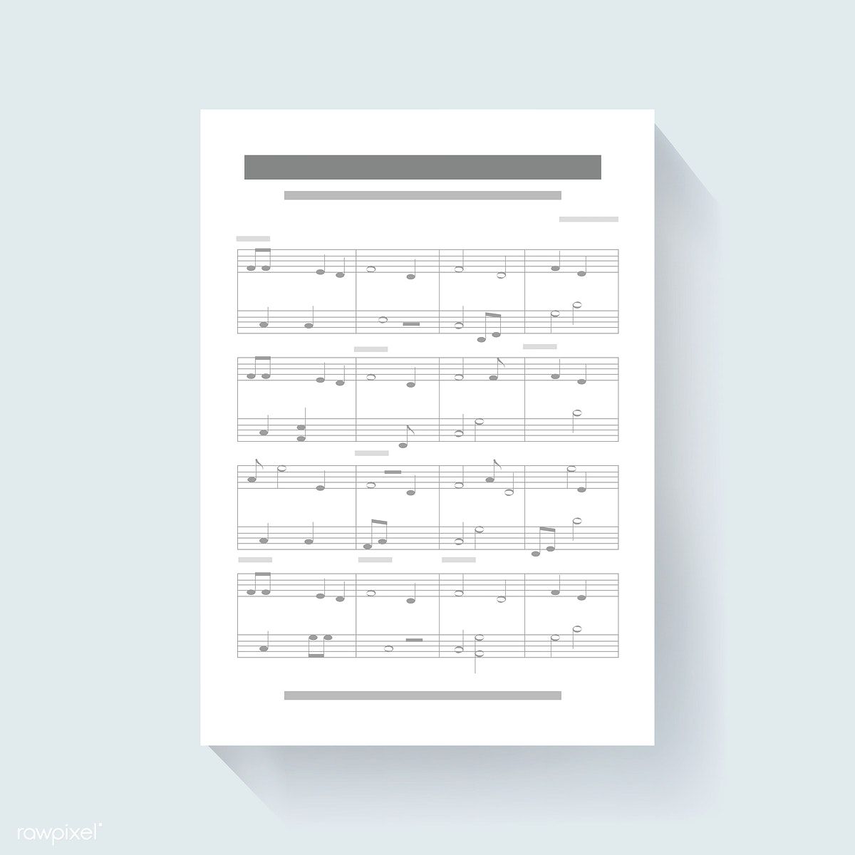 1200x1200 Music Note Sheet Compose Song Icon Illustration Vector Free