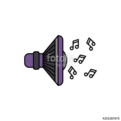 500x500 Sound, Speaker, Music Icon Element Of Color Music Studio