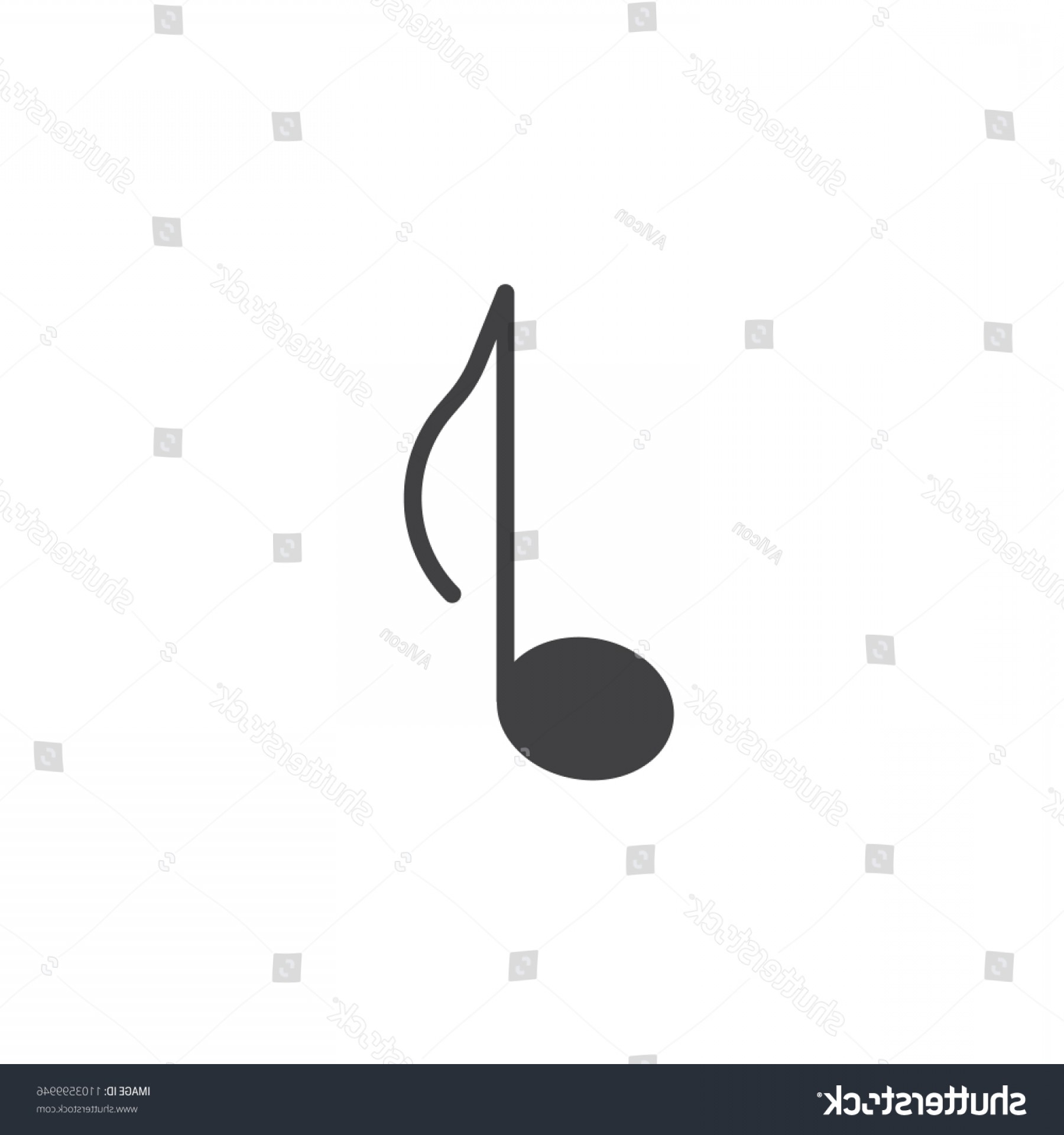 1800x1920 Music Note Vector Graphic Studiogrfx