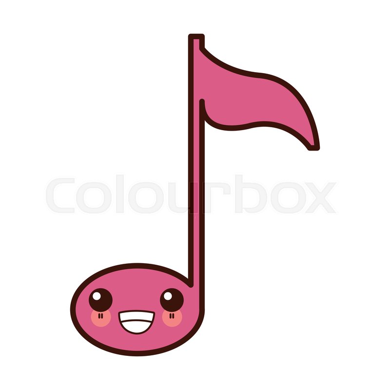 800x800 Music Note Symbol Icon Vector Stock Vector Colourbox
