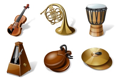 390x260 Musical Instruments Iconset