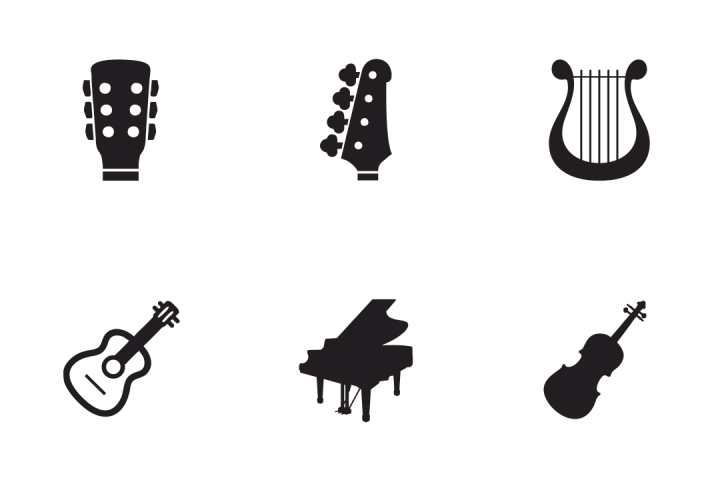 720x480 Download Musical Instruments Icon Pack