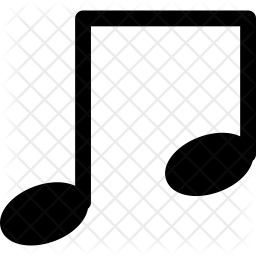 256x256 Musical Note Icon Of Glyph Style