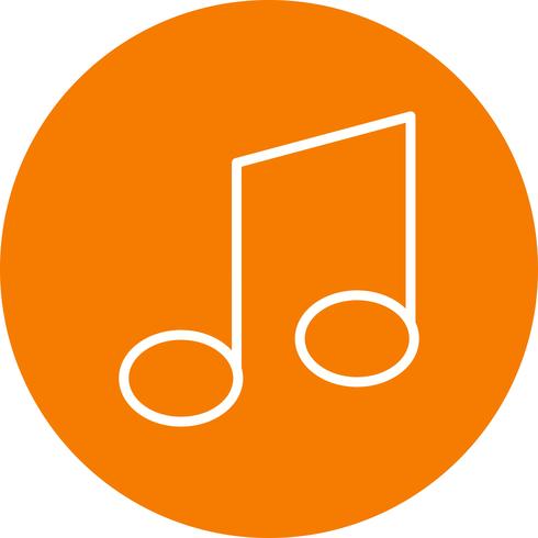 490x490 Music Note Icon Vector Illustration