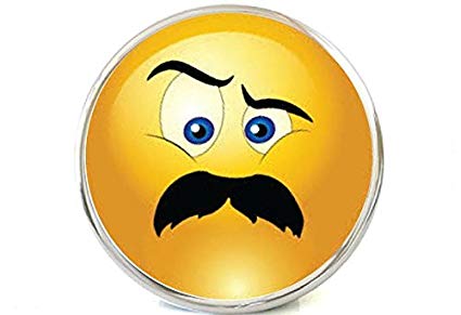 Mustache Emoticons Trailer Hitch Cover 425x291 Mustache Emoticons Trailer Hitch Cover