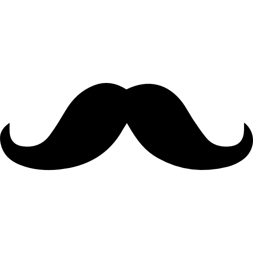 Mustache Icon at Vectorified.com | Collection of Mustache Icon free for ...